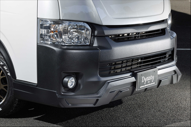 Dynasty Grand フロントプロテクター ワイドボディ for ハイエース 200系 4型以降