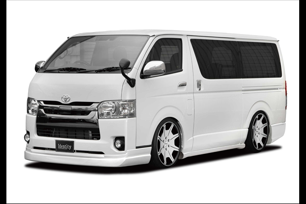 Dynasty Identity フロントハーフスポイラー for ハイエース 200系 4型以降