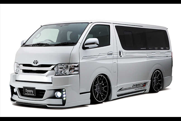 Dynasty EXIST ナローボディ フロントバンパー&リップスポイラー for ハイエース 200系 4型以降