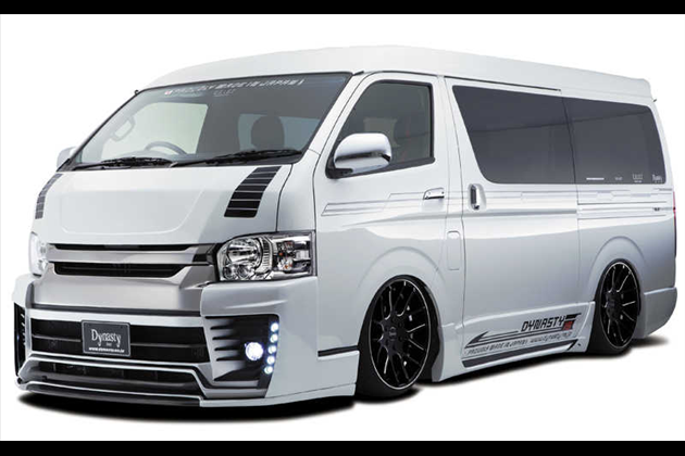 Dynasty EXIST EVO ワイドボディ F.S.R 3点キット for ハイエース 200系 4型以降