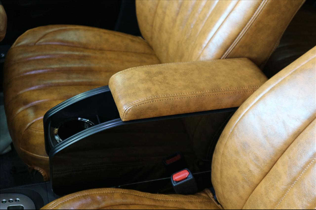 Dynasty Ground ２段開閉式センターコンソールヴィンテージキャメル for プロボックス 160系 ハイブリッド， ガソリン車用