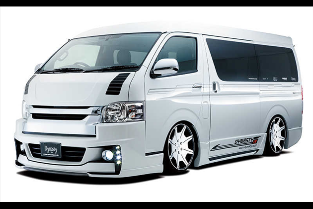 Dynasty EXIST ワイドボディ フロントバンパー&リップスポイラー for ハイエース 200系 4型以降