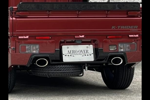 AERO OVER K-TRIDER | S500P系ハイゼット【用】：ボディキット装着車専用リアディフューザー（トラック/ジャンボ共通・要在庫納期確認） for ピクシストラック S500U/S510U 後期