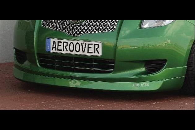 AERO OVER フロントスタイリッシュハーフスポイラーfor ヴィッツ 90系 前期用 RSは不可