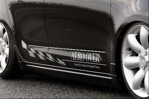 AERO OVER サイドスカートfor ヴィッツ 90系 前期 / 後期共通