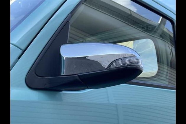 AERO OVER ダイハツ ハイゼット トラック/ジャンボ（S500P系）前・中期用 キーレス連動 電動格納式ドアミラー メッキ（トラック/ジャンボ共通・要在庫納期確認） for ピクシストラック S500U/S510U 前・中期用 (2021年12月マイナーチェンジ前車用)