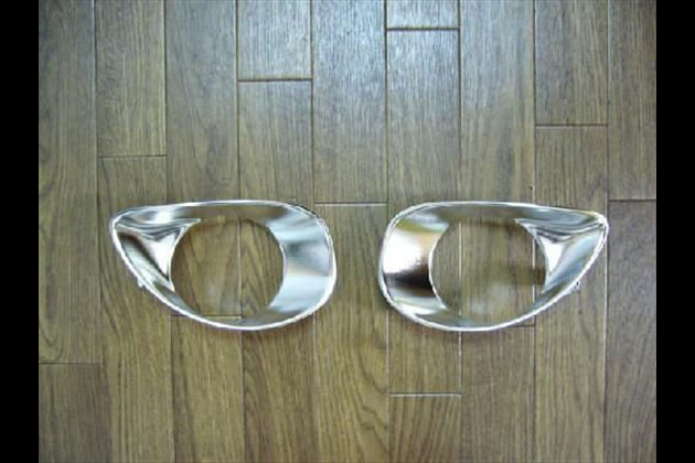 AERO OVER 用フォグランプメッキカバーfor ヴィッツ 90系 前期型 RS除く
