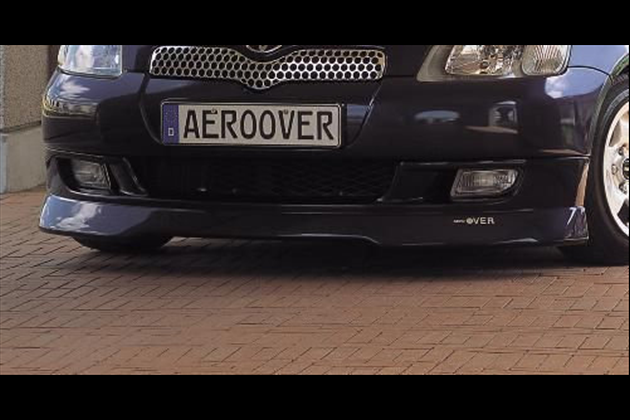 AERO OVER 10系用フロントスタイリッシュハーフスポイラーfor ヴィッツ SCP10， NCP10 前期