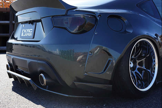 KRC Rear 3D Diffuser FRP 黒ゲルコート仕上げ for 86 ZN6 前期後期
