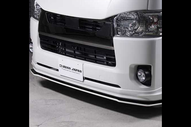 BUAN JAPAN GT-Sフロントカナード 標準ボディ用（GT-Sスポイラー専用/ABS製品） for ハイエース 200系 7・8型 4型〜8型、9型