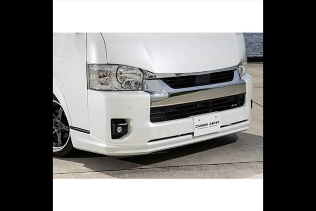 BUAN JAPAN GT-Sフロントハーフスポイラー ワイドボディ用 ABS製品 for ハイエース 200系ワイド 4〜6型 4型〜8型、9型
